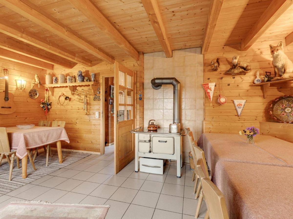 Chalet In Hinterrod Thuringia With Sauna Eisfeld エクステリア 写真